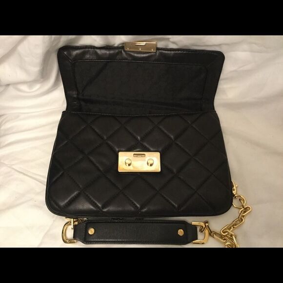 MICHAEL Michael Kors Quilted Soft Leather Flap Bag - Picture 6 of 10